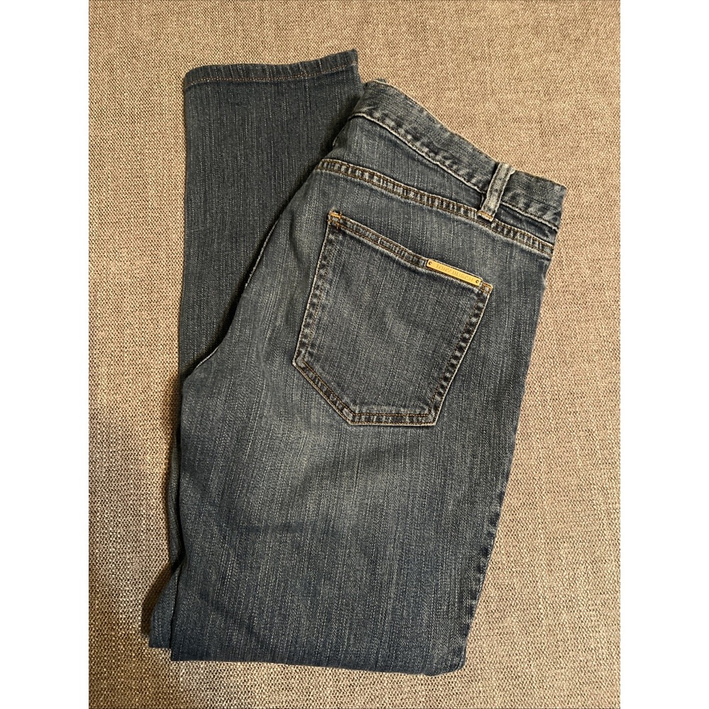 Tory Burch Slouchy Slim Denim Jeans Womens SZ 27 Stretch Straight City Designer